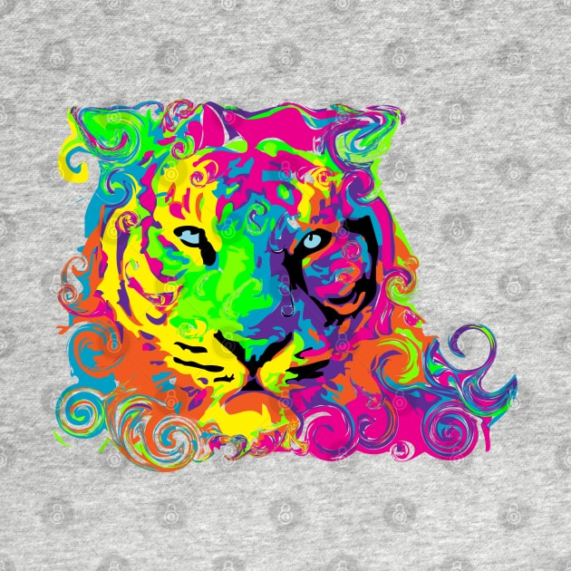 PSYCHEDELIC TIGER by shethemastercovets